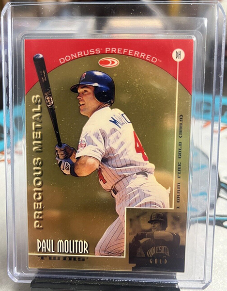  Paul Molitor Donruss Collectible Baseball Card - 2023