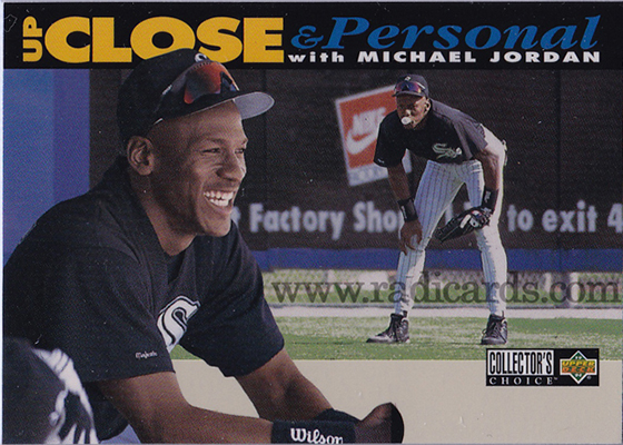 Sold at Auction: 1994 Upper Deck Collector's Choice Special Edition Michael  Jordan Rookie #238 Baseball Card (Silver Signature)