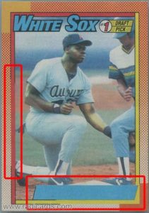 Frank Thomas 1990 Topps #414a NNOF | Frame Breaks