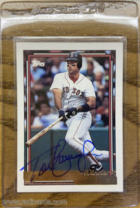 Tom Brunansky 1992 Topps #296 Gold Winners Signed