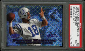 Peyton Manning 1998 Flair Showcase #3 Legacy Collection Row 0 Masterpieces /1