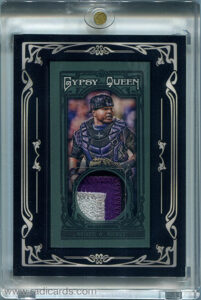 Wilin Rosario 2013 Topps Gypsy Queen Framed Mini Relics #GQMR-WR Black /10