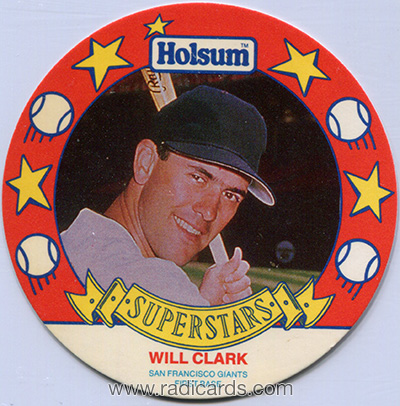 Will Clark 1990 MSA Holsum Discs #11