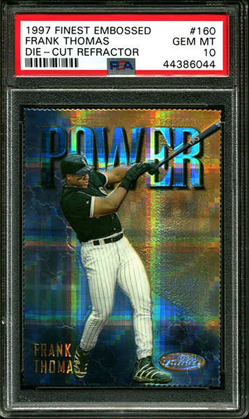 Frank Thomas 1997 Finest #160 Embossed Refractor