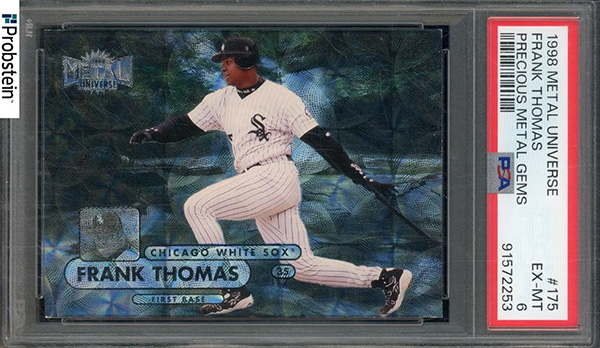 Frank Thomas 1998 Metal Universe #175 Precious Metal Gems /50