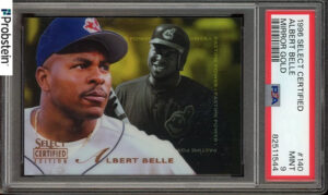 Albert Belle 1996 Select Certified #140 Mirror Gold /30