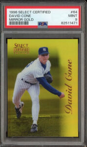 David Cone 1996 Select Certified #64 Mirror Gold /30