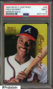 Fred McGriff 1996 Select Certified #66 Mirror Gold /30