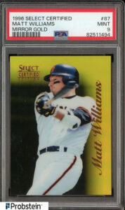 Matt Williams 1996 Select Certified #87 Mirror Gold /30