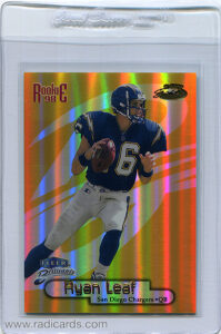 Ryan Leaf 1998 Fleer Brilliants #150TG 24-Karat Gold /24