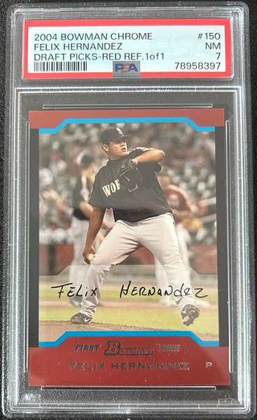 Felix Hernandez 2004 Bowman Draft #BDP150 Red /1