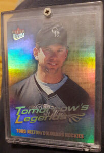 Todd Helton 2001 Ultra Tomorrow's Legends #4 Platinum /10